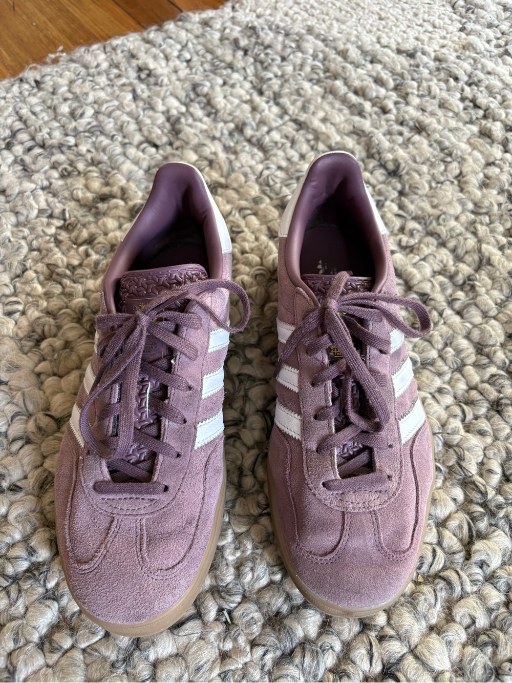 Adidas Women’s Gazelle Suede Sneakers in Color Shadow Fig